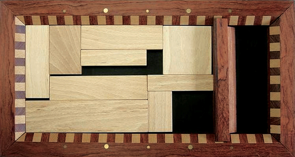 木製パッキングパズル